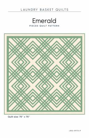 Emerald Quilt Pattern by the Laundry Basket Quilts