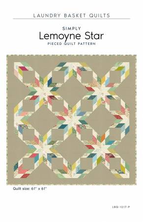 Lemoyne Star Quilt Pattern by Laundry Basket Quilts