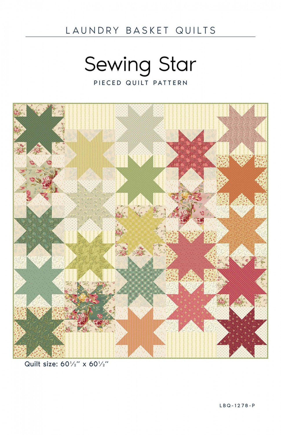 Sewing Star Quilt Pattern by Laundry Basket