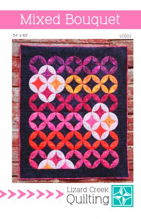 Mixed Bouquet Quilt Pattern by Lizard Creek Quilting