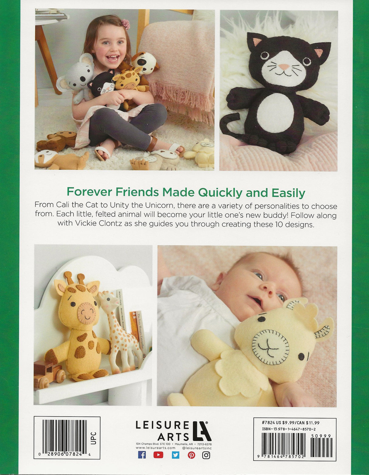 Simple Sewn Felt Animals