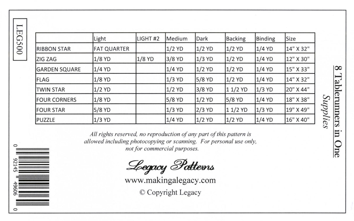 Table Runner Collection