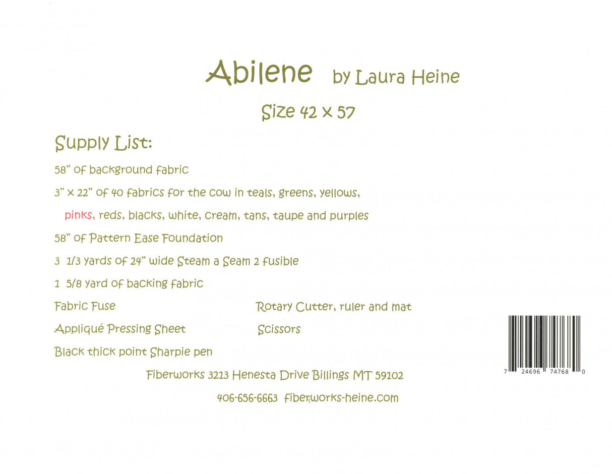 Abilene Cow Collage