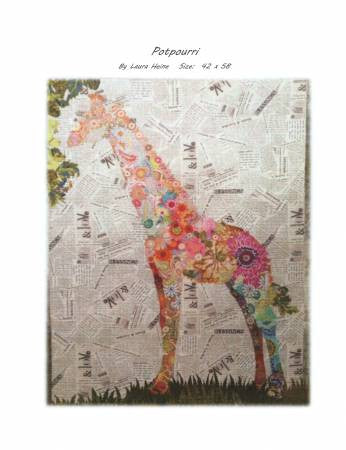 Potpourri Giraffe Collage