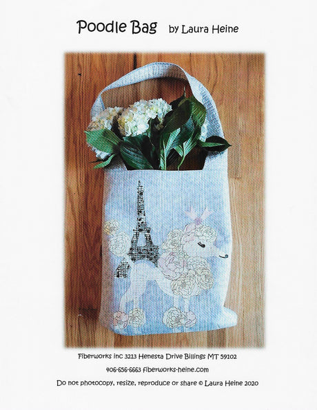 Poodle Bag Collage Pattern