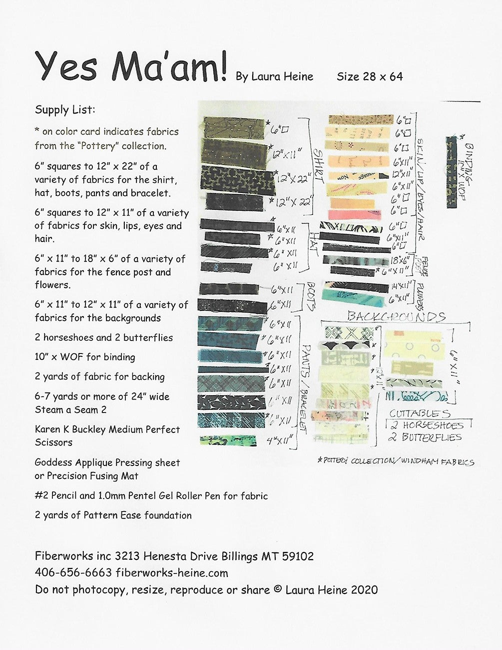Yes Ma'am Collage Pattern by Laura Heine
