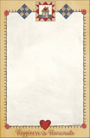 Note Pad Quilt 5-1/2in x 8-1/2in by It Takes Two