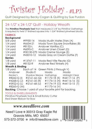 Twister Holiday Pattern