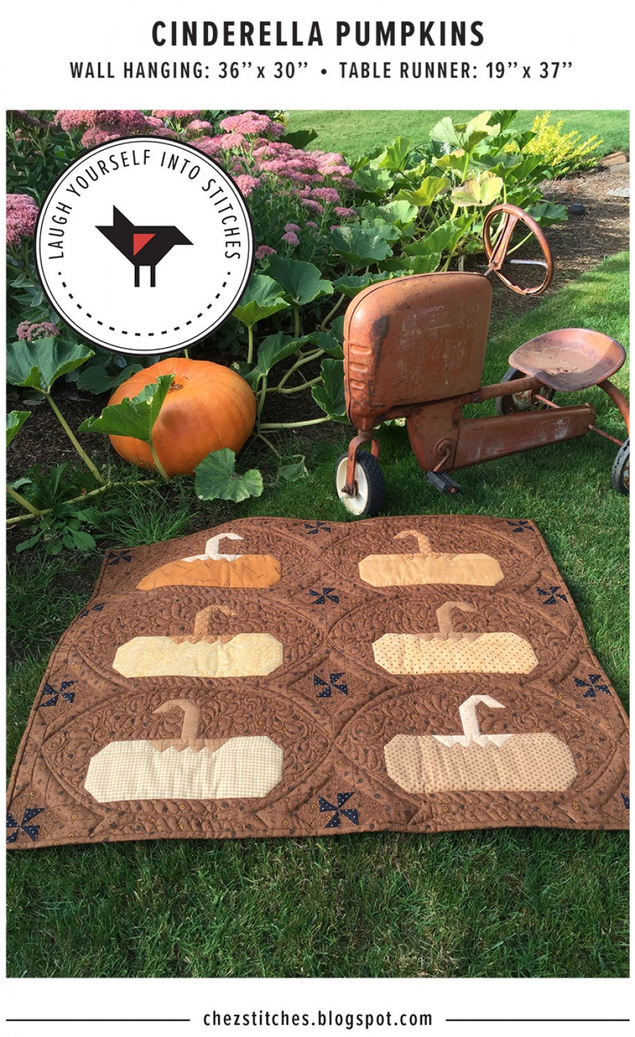Cinderella Pumpkins Quilt Pattern by Laugh Yourself Into Stitches