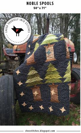 Noble Spools Quilt Pattern by Laugh Yourself Into Stitches