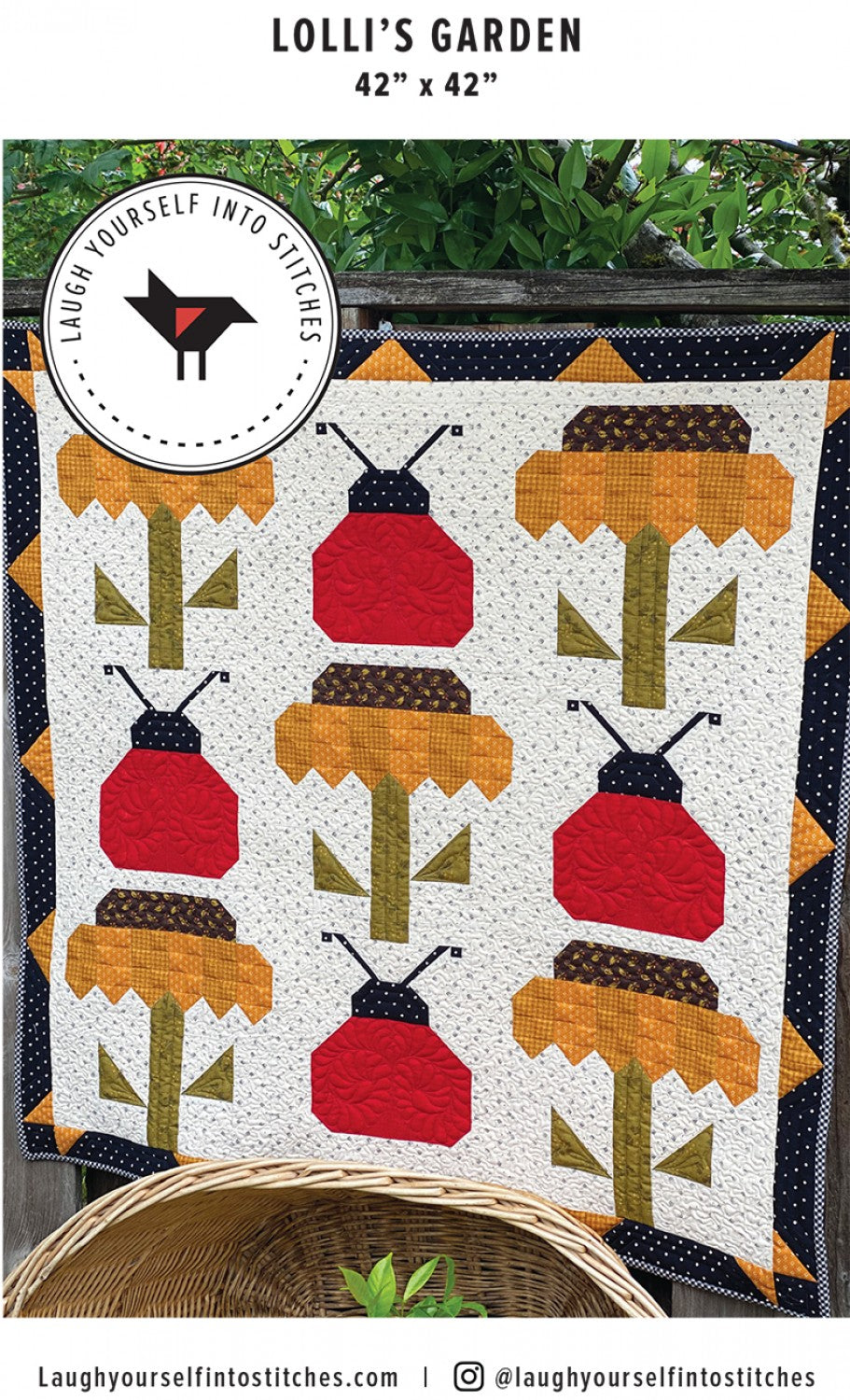 Lolli's Garden Quilt Pattern by Laugh Yourself Into Stitches