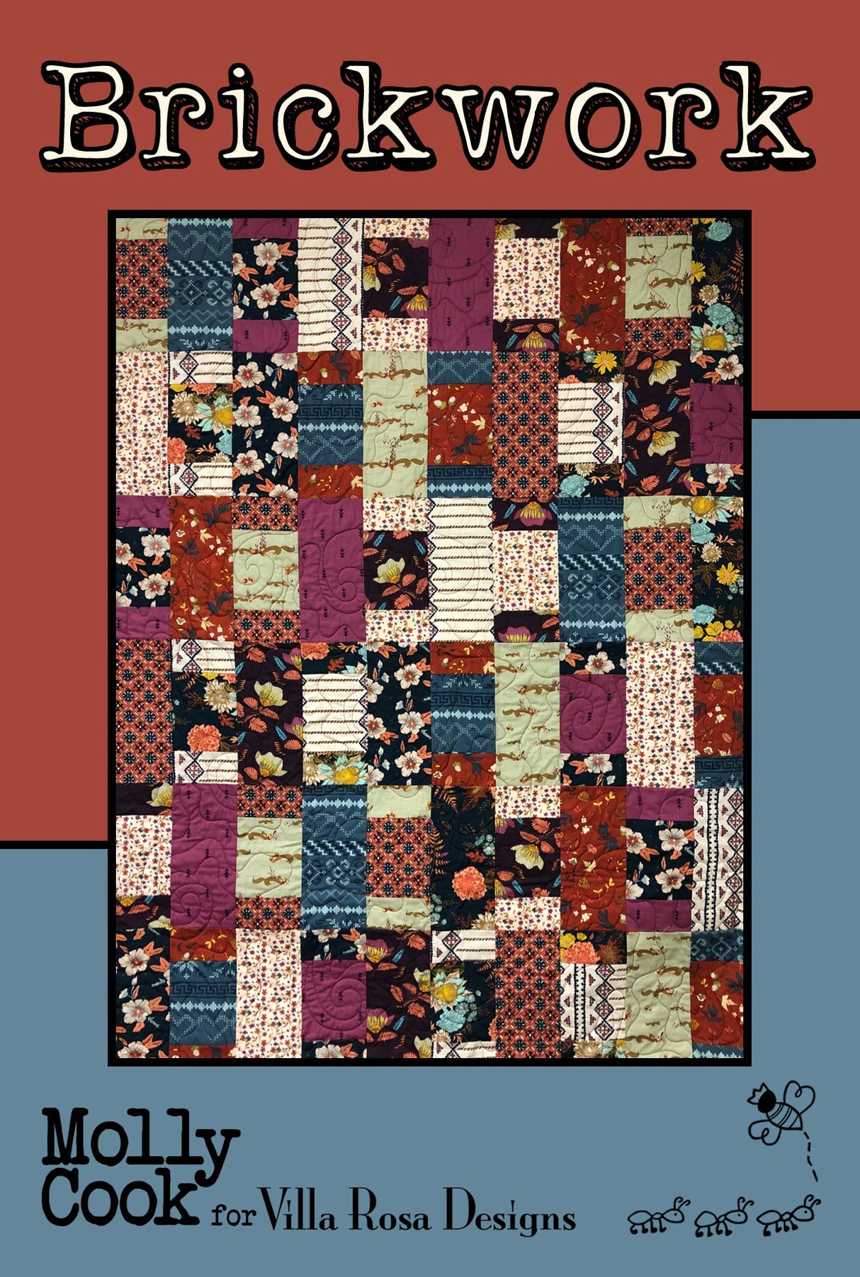 Brickwork Downloadable Pattern by Villa Rosa Designs