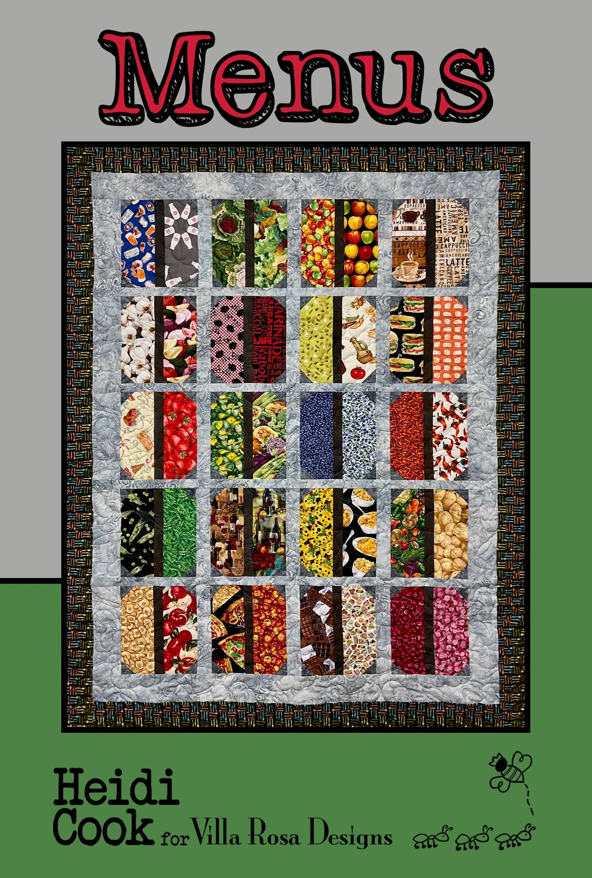 Menus Downloadable Pattern by Villa Rosa Designs