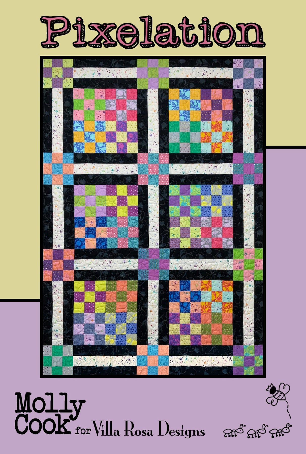 Pixelation Downloadable Pattern by Villa Rosa Designs
