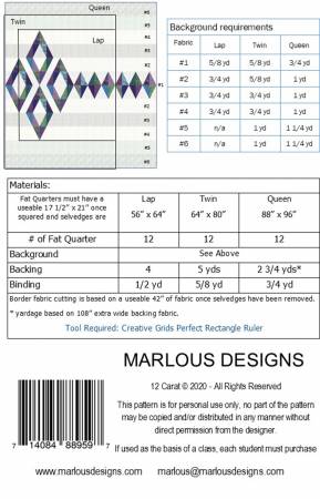 12 Carat Quilt Pattern