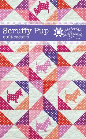 Scruffy Pup Quilt Pattern by Material Girlfriends