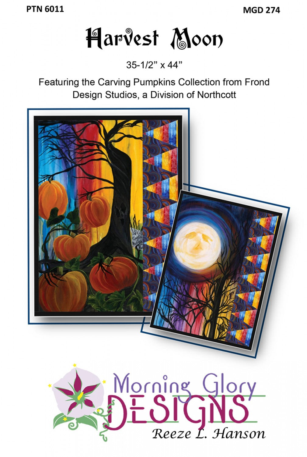 Harvest Moon Quilt Pattern by Morningglory Designs