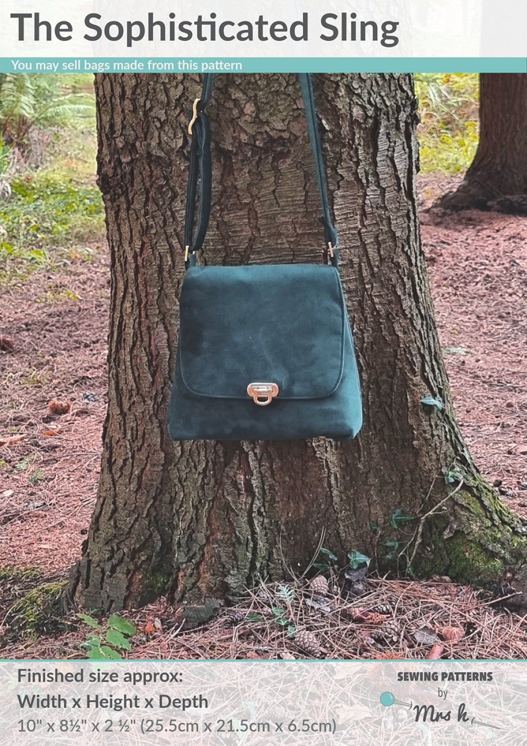 The Sophisticated Sling Pattern by Sewing Patterns by Mrs H