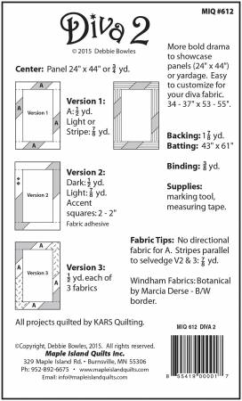 Diva 2 Quilt Pattern