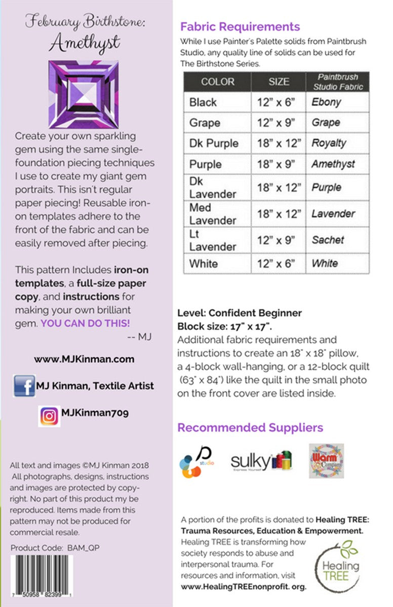 February Birthstone Amethyst - Birthstone Series