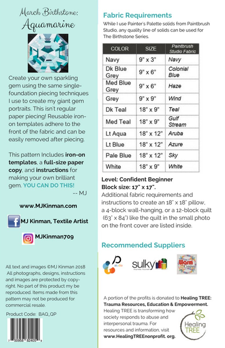 March Birthstone Aquamarine - Birthstone Series