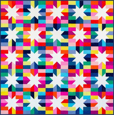 Little Lights Bed Size Quilt Pattern by Modernly Morgan