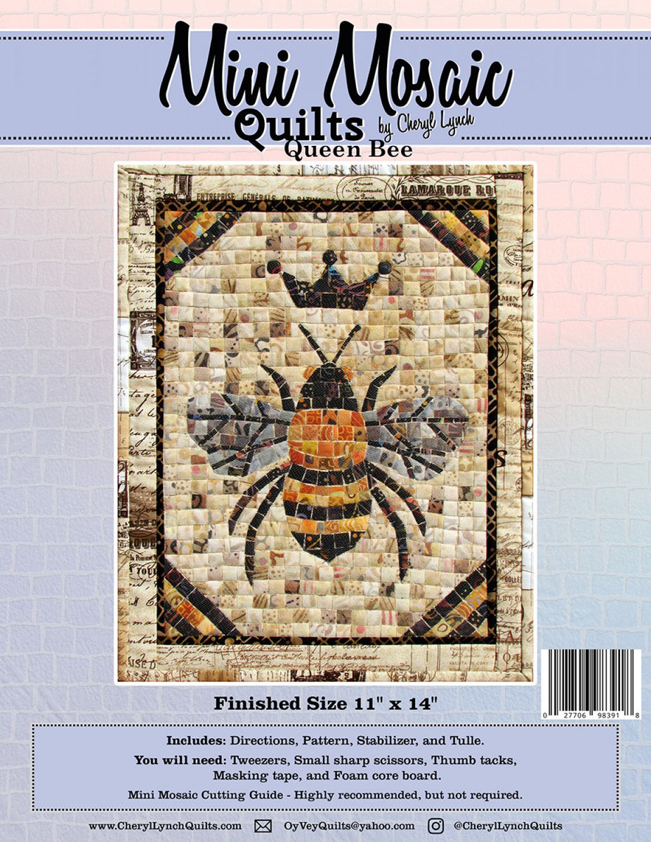 mini-mosaic-queen-bee-quilters-pattern-quilting-books-patterns-and-notions