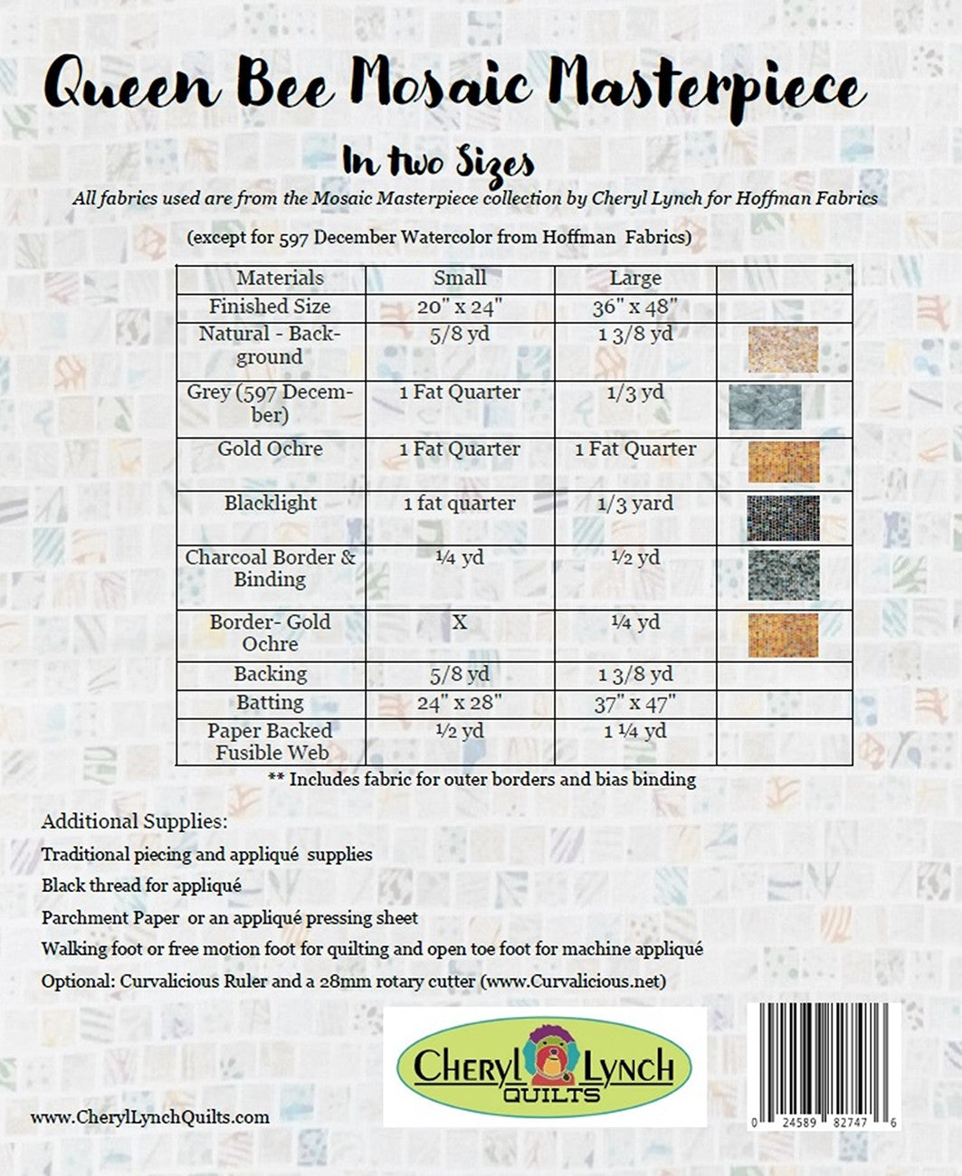 Queen Bee Masterpiece Mosaic