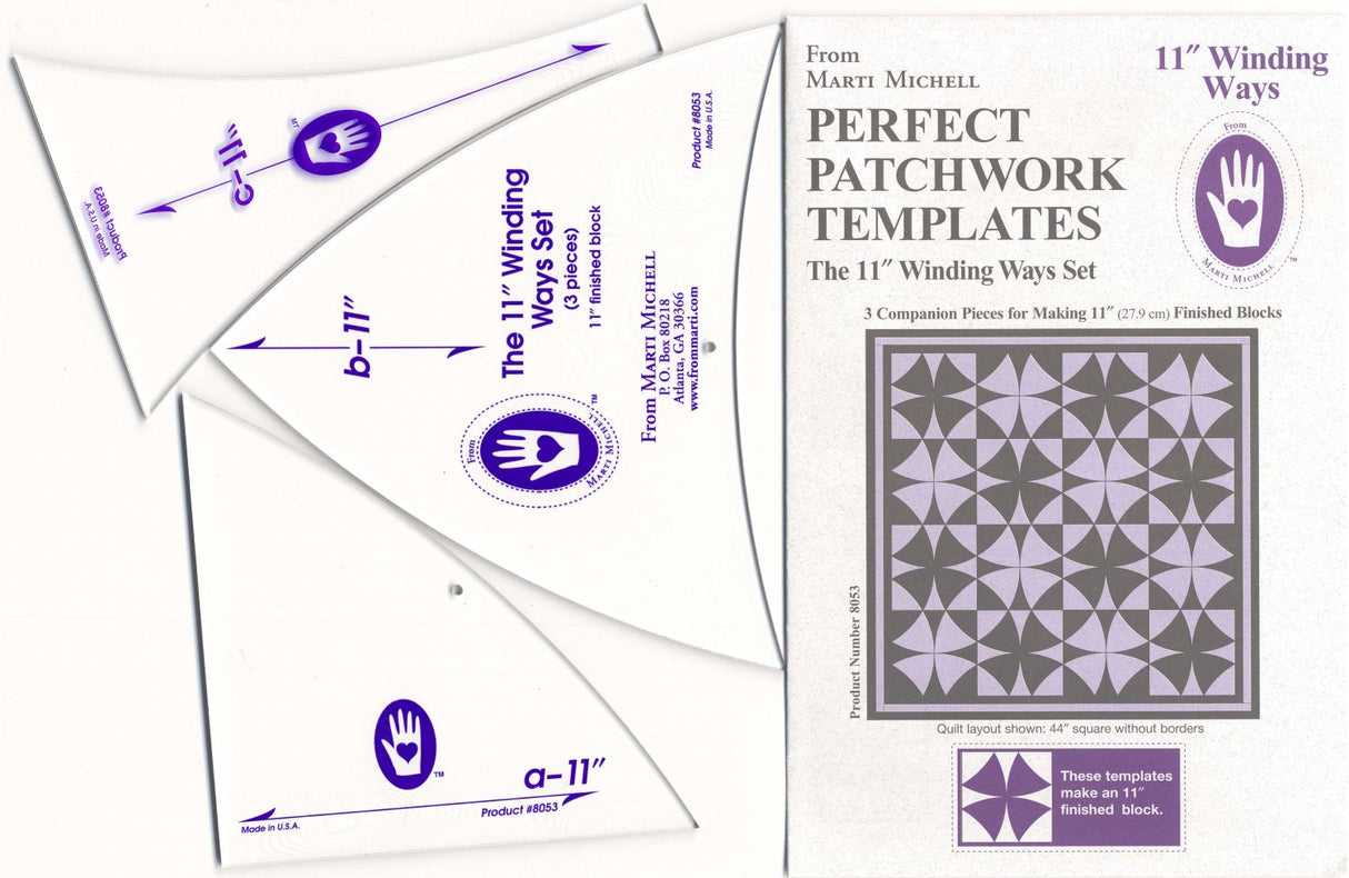 Winding Ways Template Set 6in