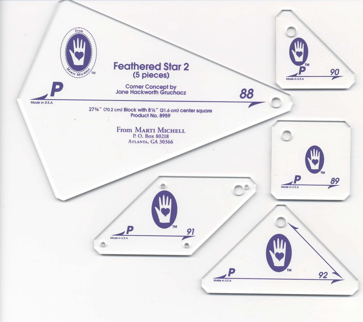 Perfect Patchwork Templates Feathered Star