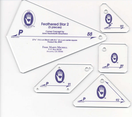 Perfect Patchwork Templates Feathered Star