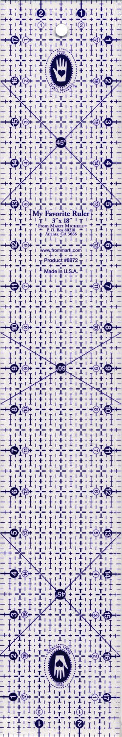 My Favorite Ruler 3in x 18in