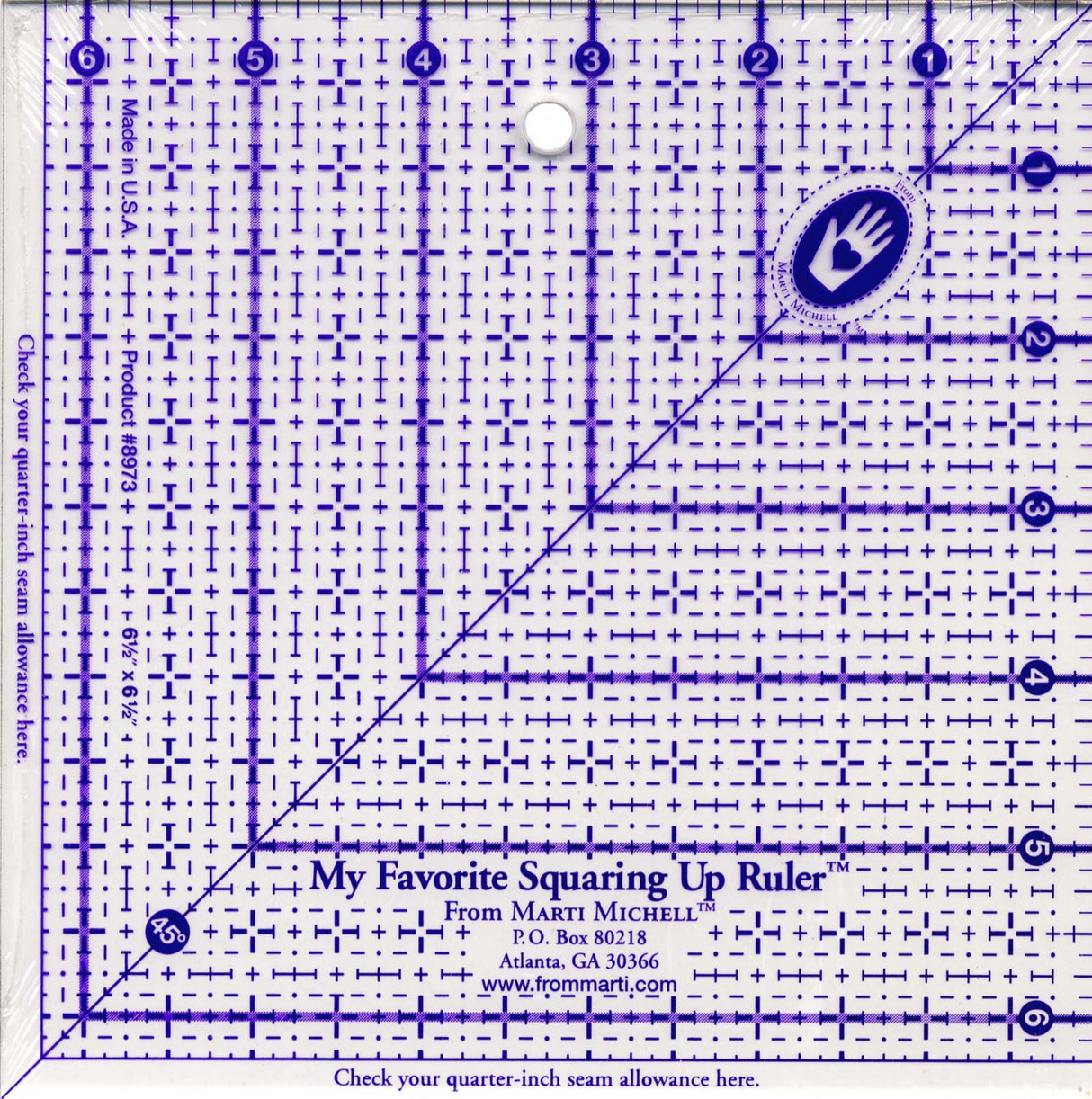 My Favorite Squaring Up 6 1/2in Ruler