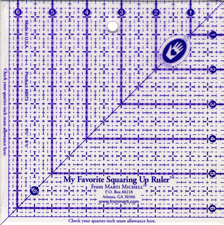 My Favorite Squaring Up 6 1/2in Ruler