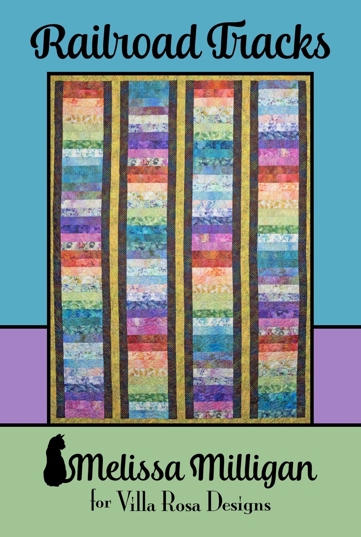 Railroad Tracks Downloadable Pattern by Villa Rosa Designs