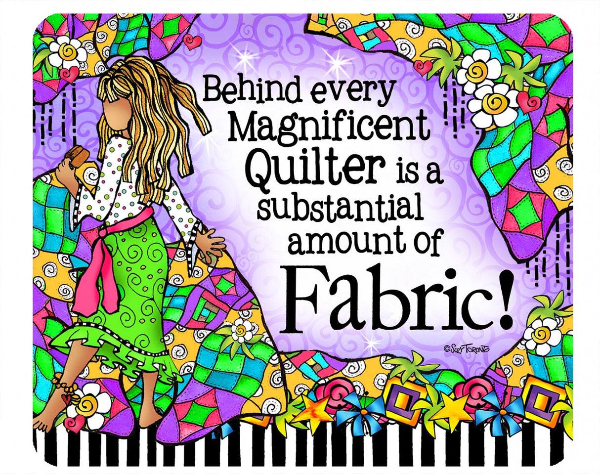 Quilt Fabric Mouse Pad
