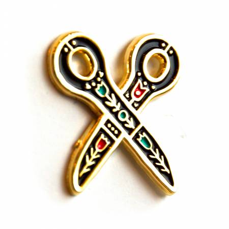 Scissors Enamel Pin