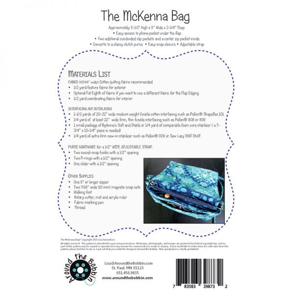 McKenna Bag Pattern