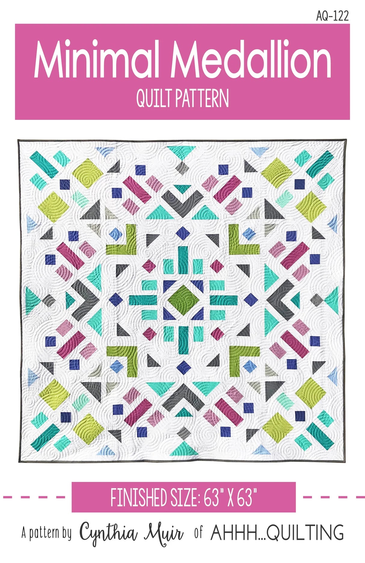 Minimal Medallion Quilt Pattern by Ahhh...Quilting