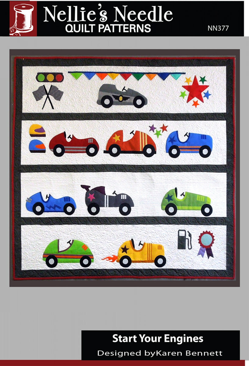 Start Your Engines Quilt Pattern Quilters Pattern Quilting Books