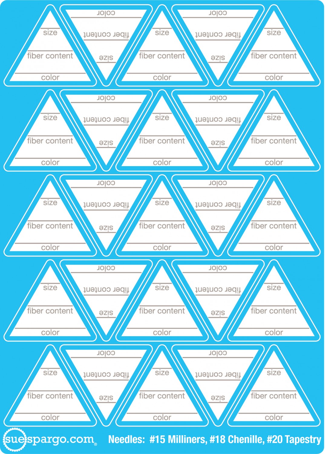 Thread ID Sticker Set 6PK