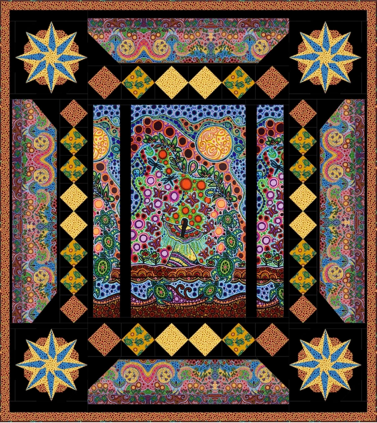 Natural Dynamics Downloadable Pattern by Pine Tree Country Quilts