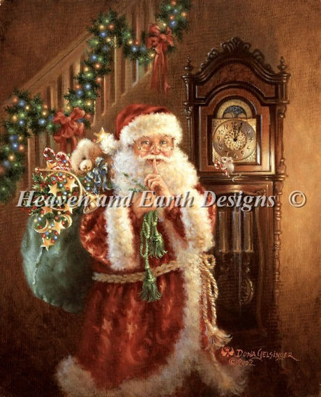 Not A Creature Was Stirring Cross Stitch By Dona Gelsinger