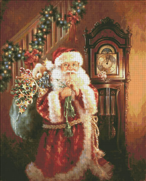 Not A Creature Was Stirring Cross Stitch By Dona Gelsinger