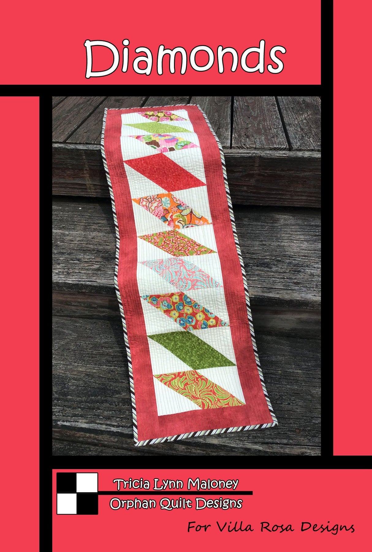 Diamonds Downloadable Pattern by Villa Rosa Designs