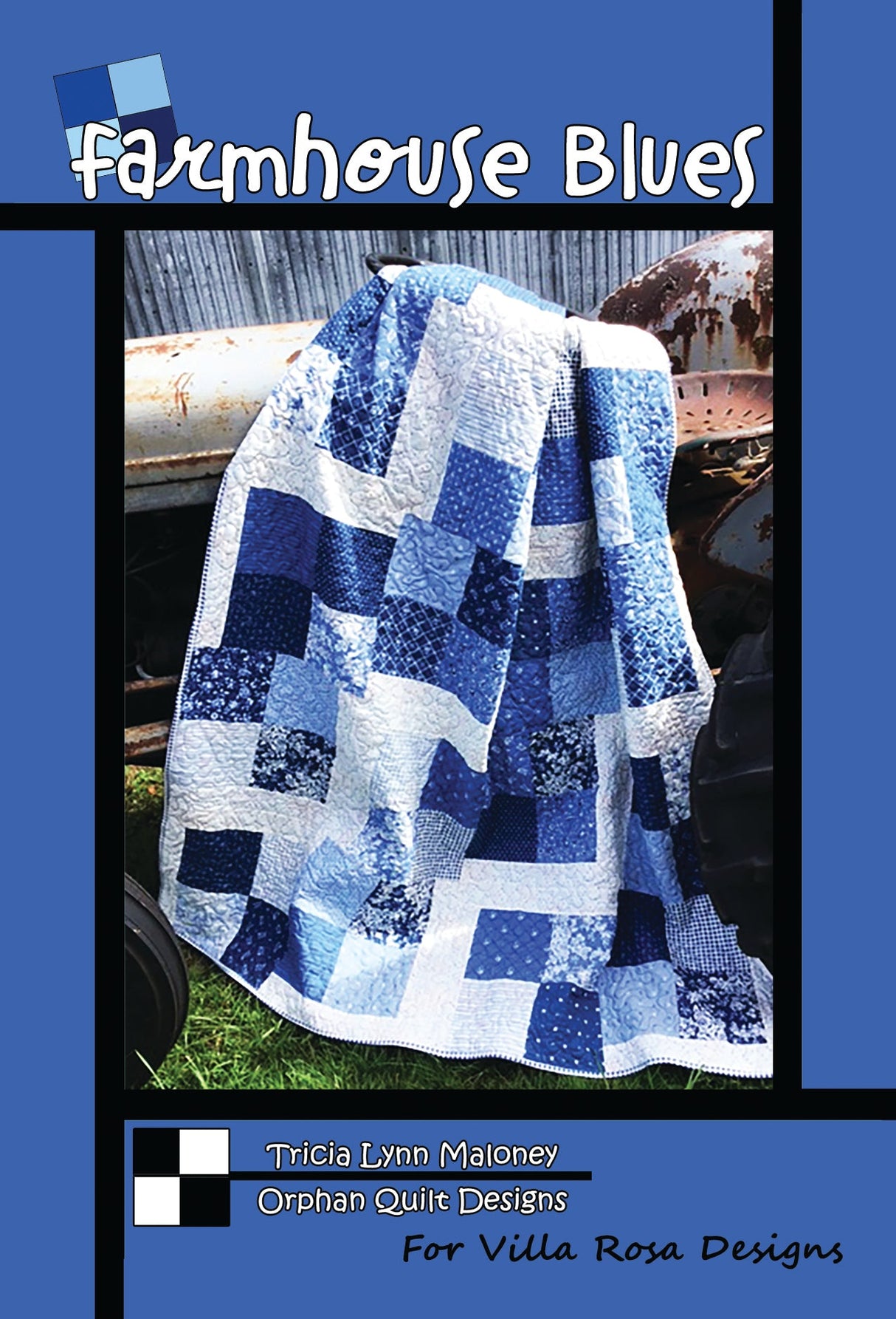 Farmhouse Blues Downloadable Pattern by Villa Rosa Designs