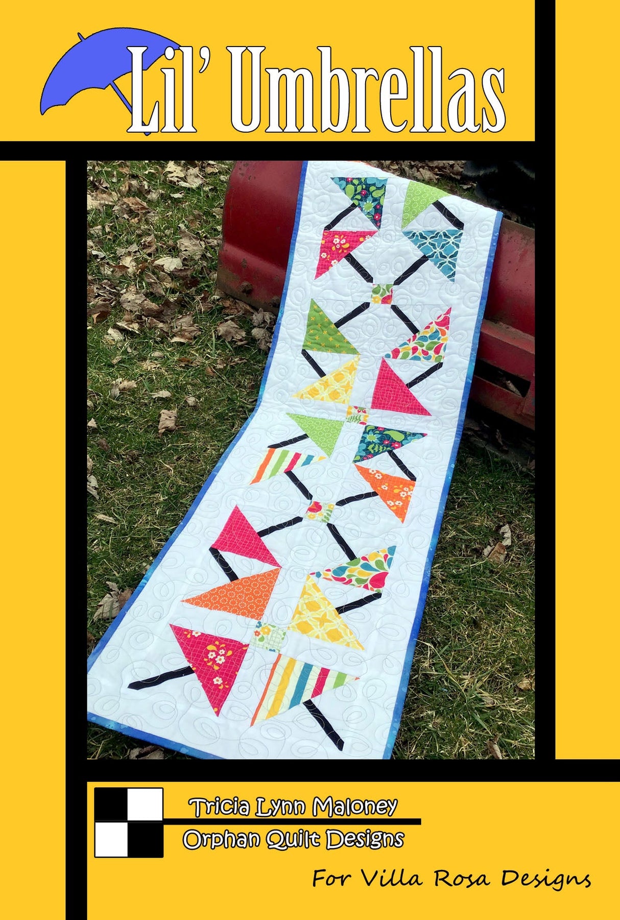 Lil Umbrellas Downloadable Pattern by Villa Rosa Designs