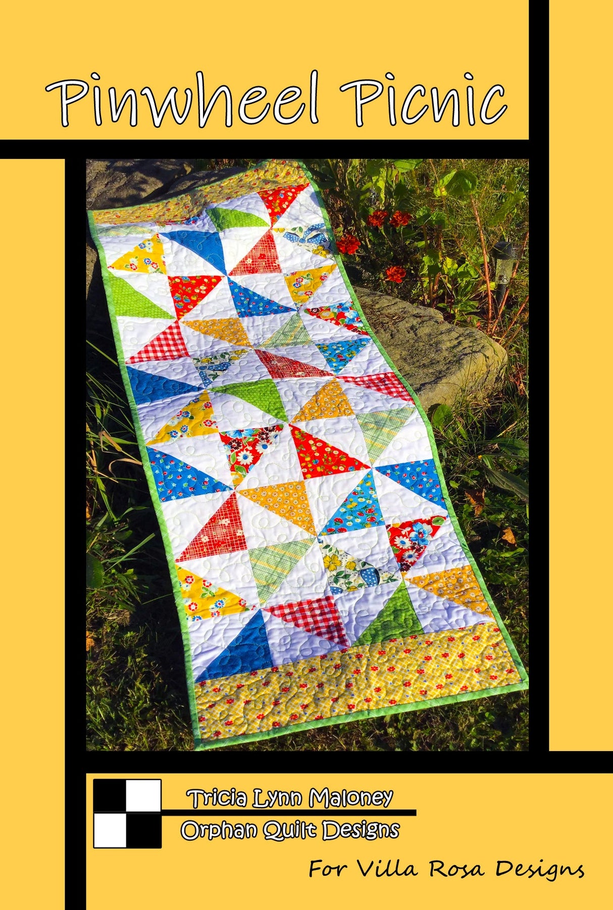 Pinwheel Picnic Downloadable Pattern by Villa Rosa Designs