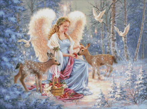 Oh Holy Night Cross Stitch By Dona Gelsinger