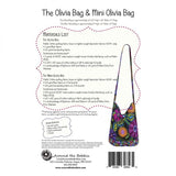 Back of the Olivia Bag Pattern by Around the Bobbin